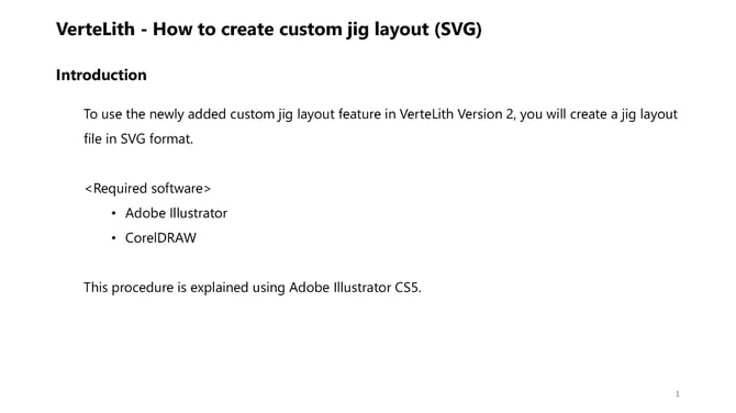 How to create custom jig layouts