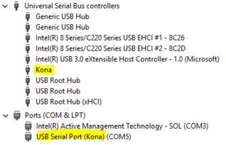 Universal Serial Bus Controllers